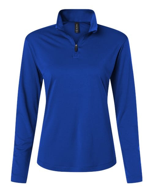 AllPro 41870L Women's Pro-Lock Performance Quarter-Zip Pullover in 