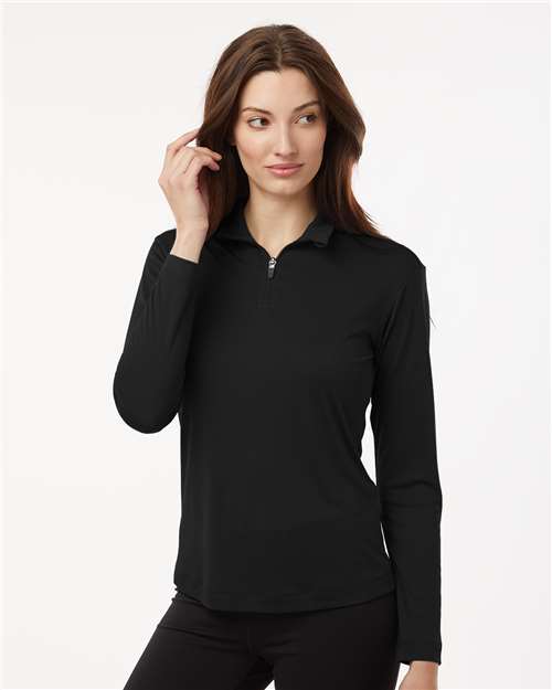 AllPro 41870L Women's Pro-Lock Performance Quarter-Zip Pullover in Black