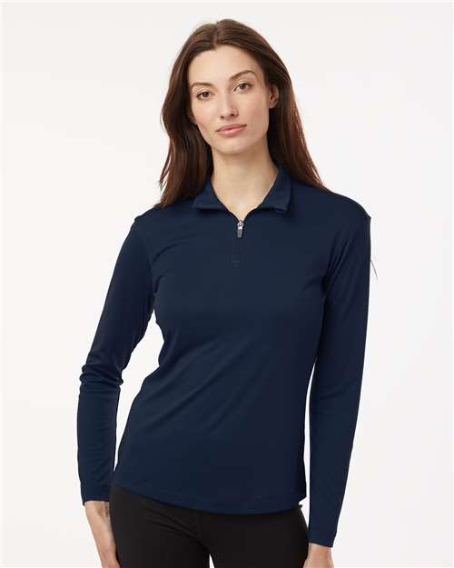 AllPro 41870L Women's Pro-Lock Performance Quarter-Zip Pullover in Navy