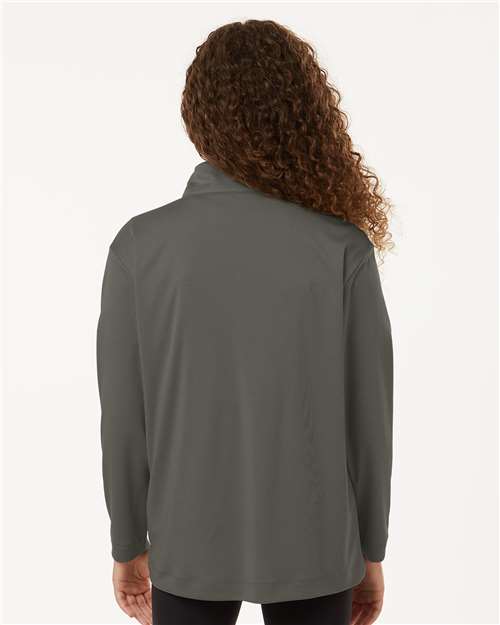 AllPro 41870Y Youth Pro-Lock Performance Quarter-Zip Pullover in 