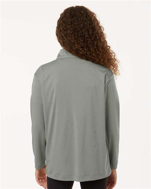 AllPro 41870Y Youth Pro-Lock Performance Quarter-Zip Pullover in 
