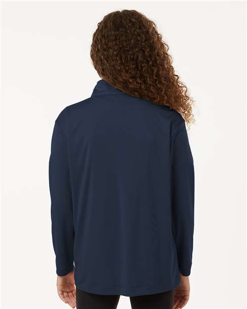 AllPro 41870Y Youth Pro-Lock Performance Quarter-Zip Pullover in 