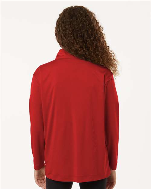 AllPro 41870Y Youth Pro-Lock Performance Quarter-Zip Pullover in 