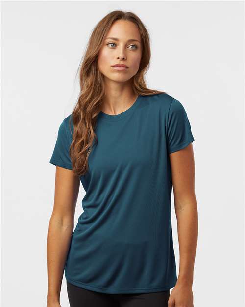 AllPro 48000L Women's Pro-Lock Performance T-Shirt in Atlantic Blue