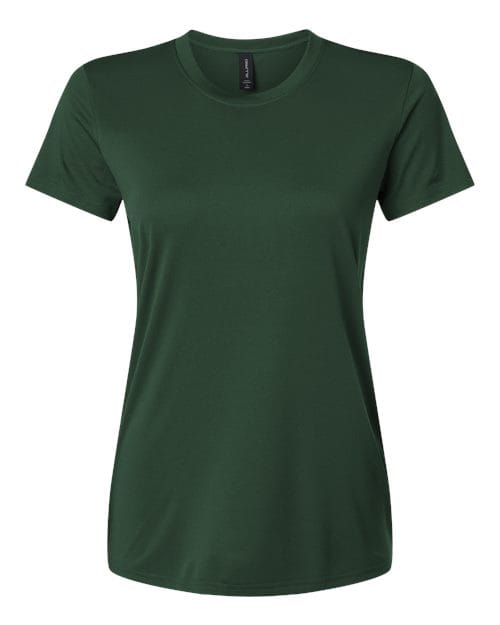 AllPro 48000L Women's Pro-Lock Performance T-Shirt in Forest Green