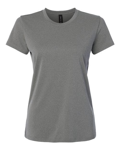 AllPro 48000L Women's Pro-Lock Performance T-Shirt in Heather Granite