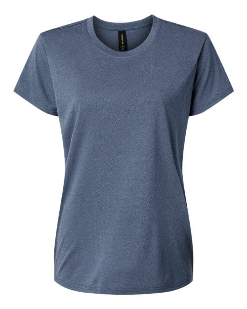 AllPro 48000L Women's Pro-Lock Performance T-Shirt in Heather Navy
