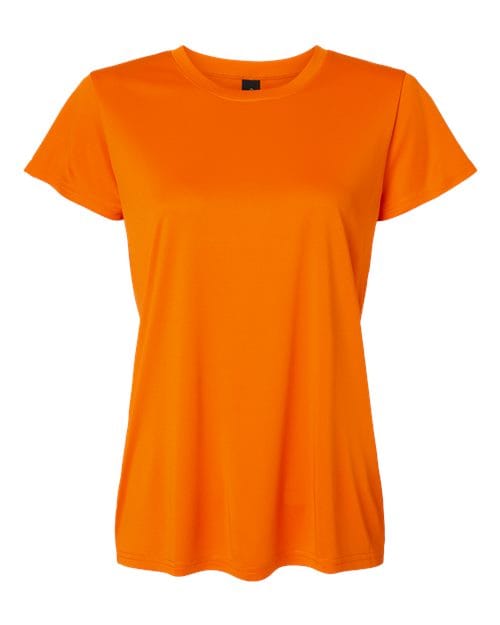 AllPro 48000L Women's Pro-Lock Performance T-Shirt in Neon Orange