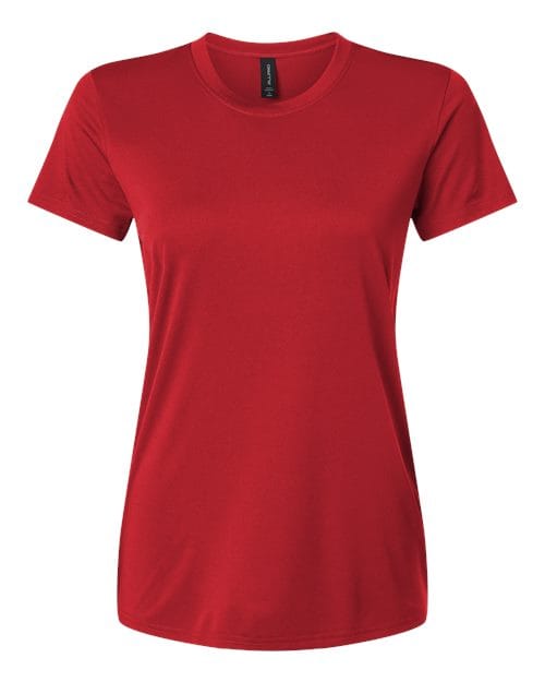 AllPro 48000L Women's Pro-Lock Performance T-Shirt in Red