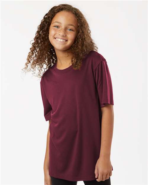 AllPro 12547 XS / Maroon AllPro 48000Y Youth Pro-Lock Performance T-Shirt