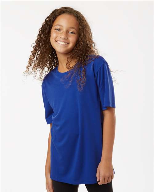 AllPro 12547 XS / Royal AllPro 48000Y Youth Pro-Lock Performance T-Shirt