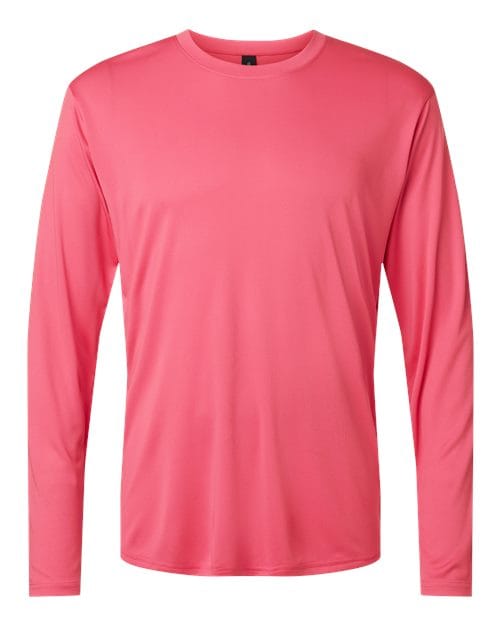 AllPro 48400 Unisex Pro-Lock Performance Long Sleeve T-Shirt in Bright Pink