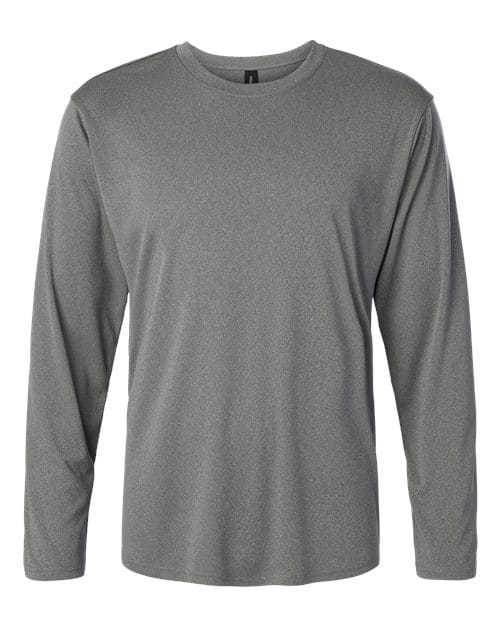 AllPro 48400 Unisex Pro-Lock Performance Long Sleeve T-Shirt in Heather Granite