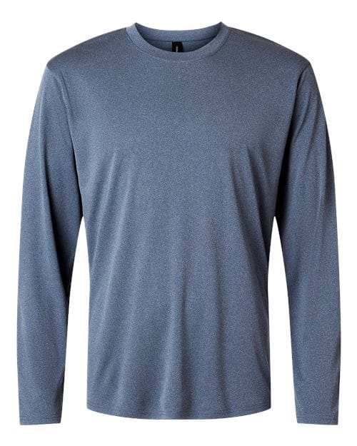 AllPro 48400 Unisex Pro-Lock Performance Long Sleeve T-Shirt in Heather Navy