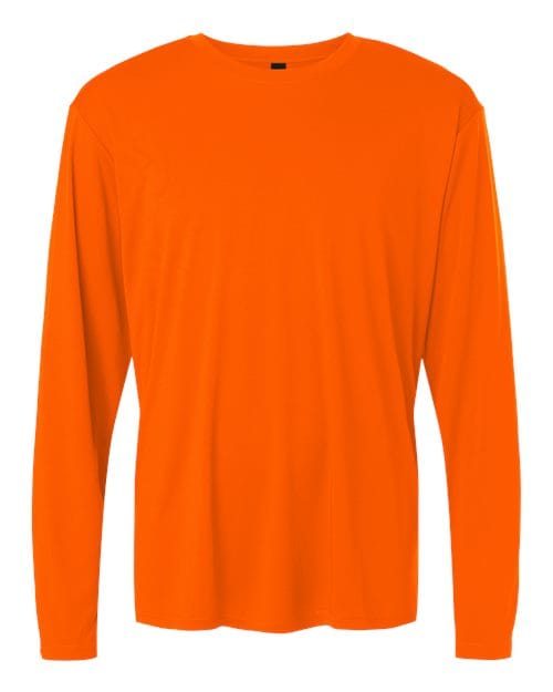 AllPro 48400 Unisex Pro-Lock Performance Long Sleeve T-Shirt in Neon Orange