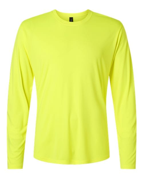 AllPro 48400 Unisex Pro-Lock Performance Long Sleeve T-Shirt in Neon Yellow