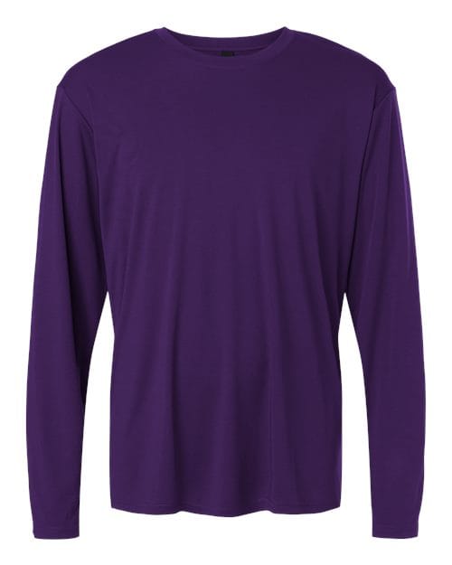 AllPro 48400 Unisex Pro-Lock Performance Long Sleeve T-Shirt in Purple