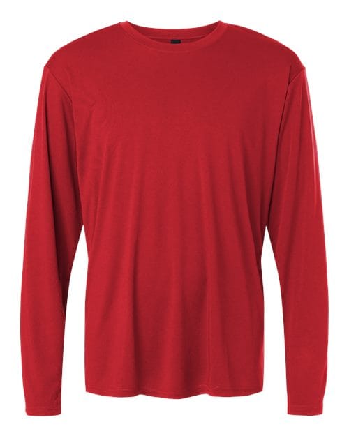 AllPro 48400 Unisex Pro-Lock Performance Long Sleeve T-Shirt in Red