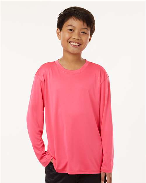 AllPro 48400Y Youth Pro-Lock Performance Long Sleeve T-Shirt in 