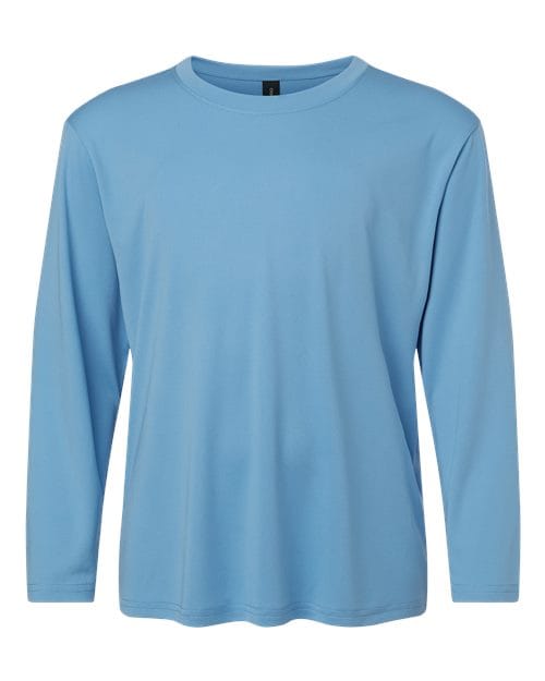 AllPro 48400Y Youth Pro-Lock Performance Long Sleeve T-Shirt in Carolina Blue