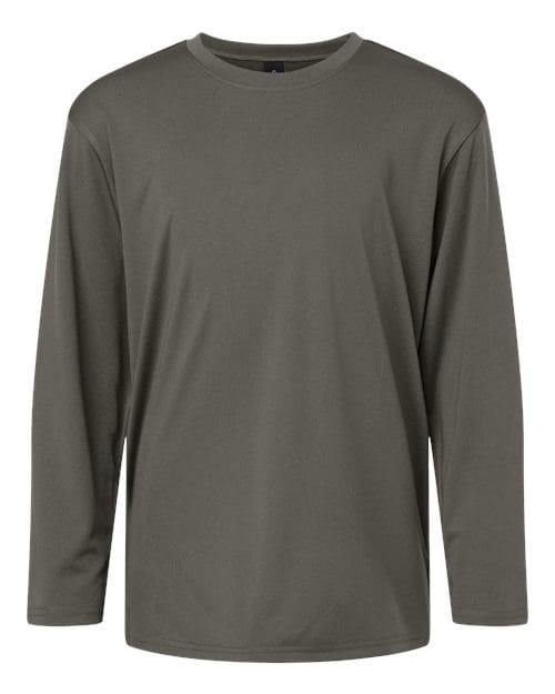 AllPro 48400Y Youth Pro-Lock Performance Long Sleeve T-Shirt in Charcoal