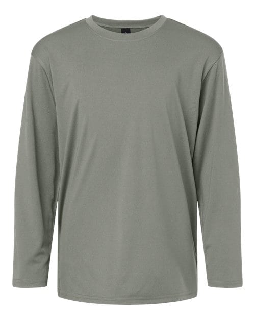 AllPro 48400Y Youth Pro-Lock Performance Long Sleeve T-Shirt in Greystone