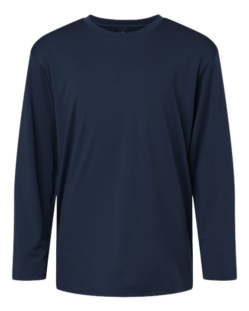 AllPro 48400Y Youth Pro-Lock Performance Long Sleeve T-Shirt in Navy