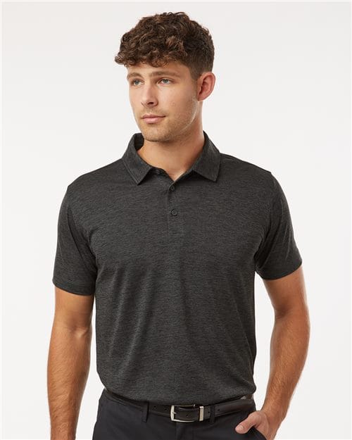 AllPro 4HM00 Men's Pro-Lock Performance Mélange Polo in 