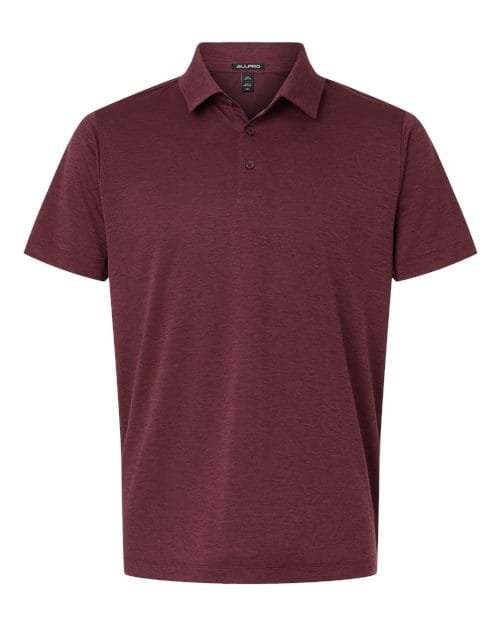 AllPro 4HM00 Men's Pro-Lock Performance Mélange Polo in 