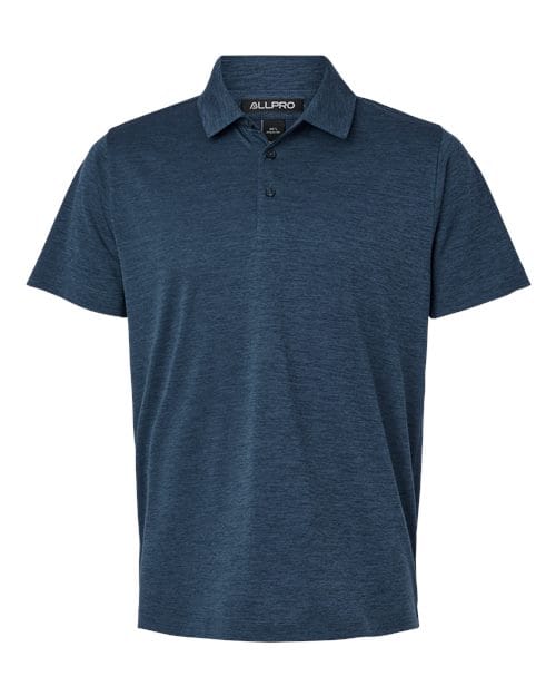 AllPro 4HM00 Men's Pro-Lock Performance Mélange Polo in 