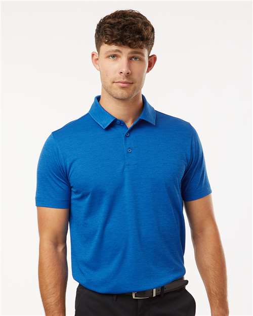 AllPro 4HM00 Men's Pro-Lock Performance Mélange Polo in Royal Melange
