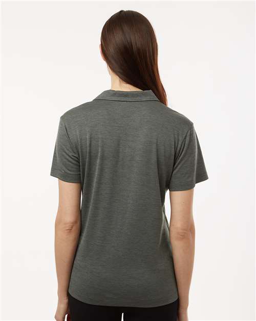 AllPro 4HM00L Women's Pro-Lock Performance Mélange Polo in 