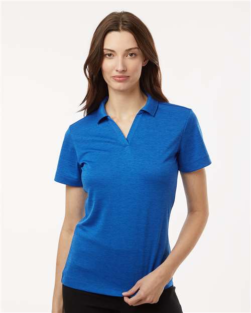 AllPro 4HM00L Women's Pro-Lock Performance Mélange Polo in Royal Melange