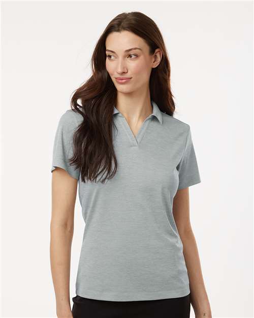 AllPro 4HM00L Women's Pro-Lock Performance Mélange Polo in Silver Melange