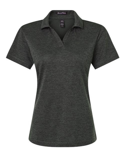 AllPro 4HM00L Women's Pro-Lock Performance Mélange Polo in 