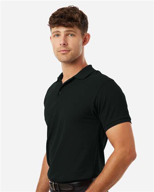 AllPro 62800 Men's Pique Polo in Black