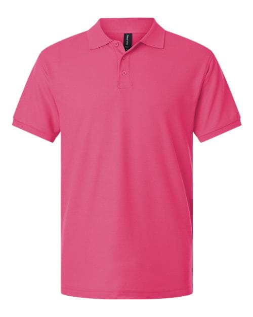 AllPro 62800 Men's Pique Polo in Bright Pink