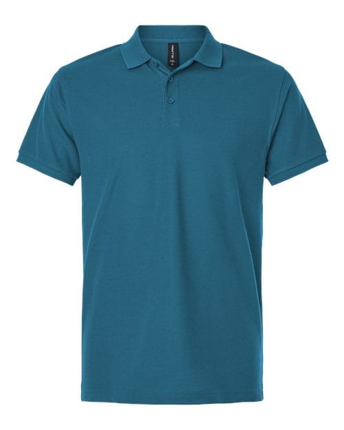 AllPro 62800 Men's Pique Polo in Pacific Blue