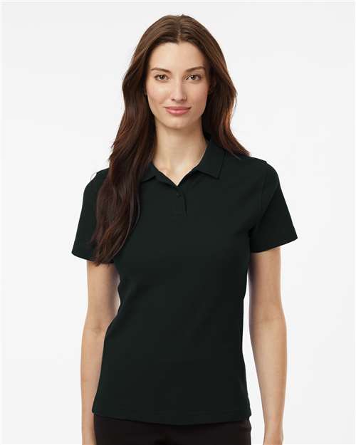 AllPro 62800L Women's Pique Polo in Black