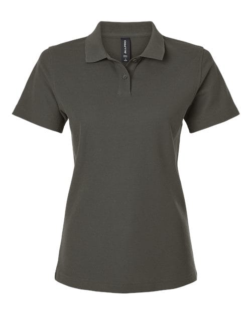AllPro 62800L Women's Pique Polo in Charcoal