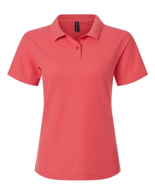 AllPro 62800L Women's Pique Polo in Coral