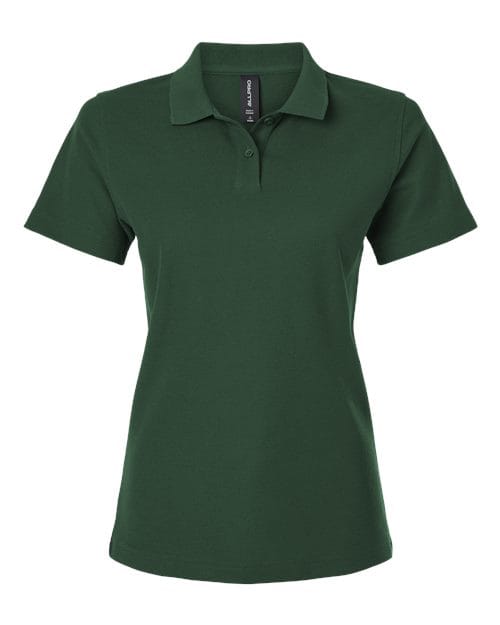 AllPro 62800L Women's Pique Polo in Forest Green