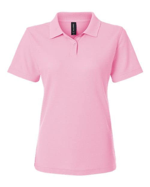 AllPro 62800L Women's Pique Polo in Light Pink