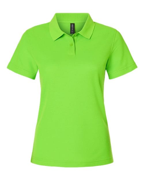 AllPro 62800L Women's Pique Polo in Lime