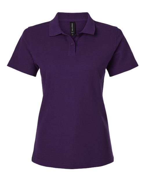 AllPro 62800L Women's Pique Polo in Purple
