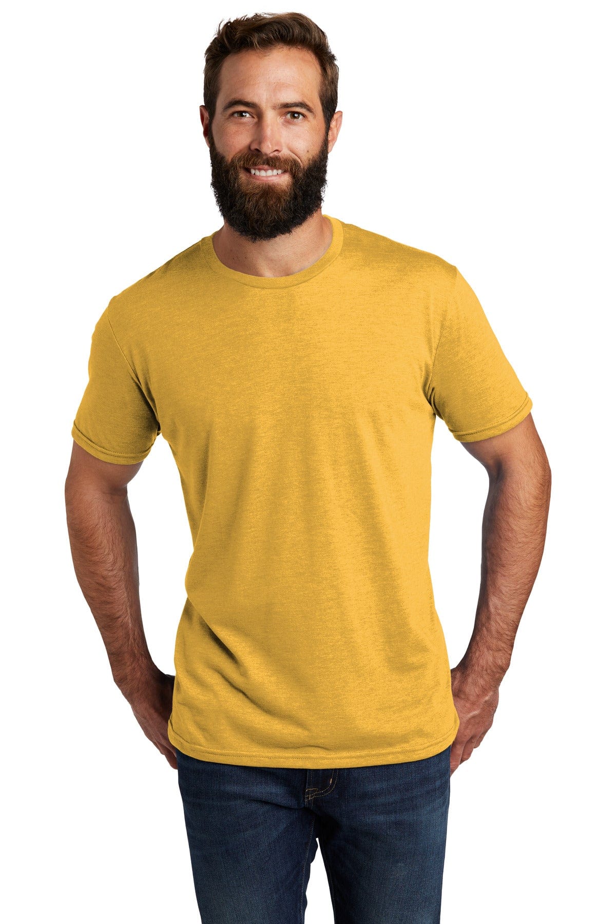 Allmade AL2004 Unisex Tri-Blend Tee in Suncatcher Gold