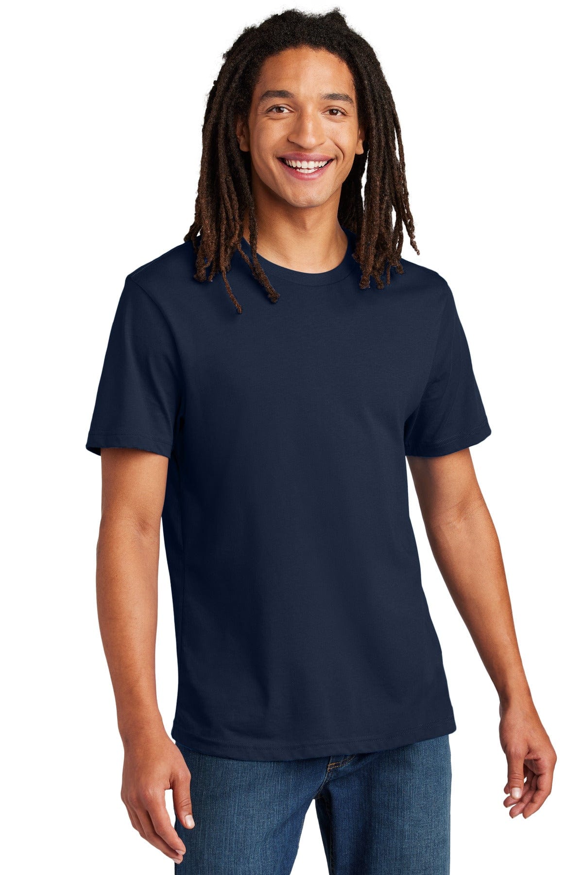 Allmade AL3000 Unisex Heavyweight Recycled Cotton Tee in Night Sky Navy
