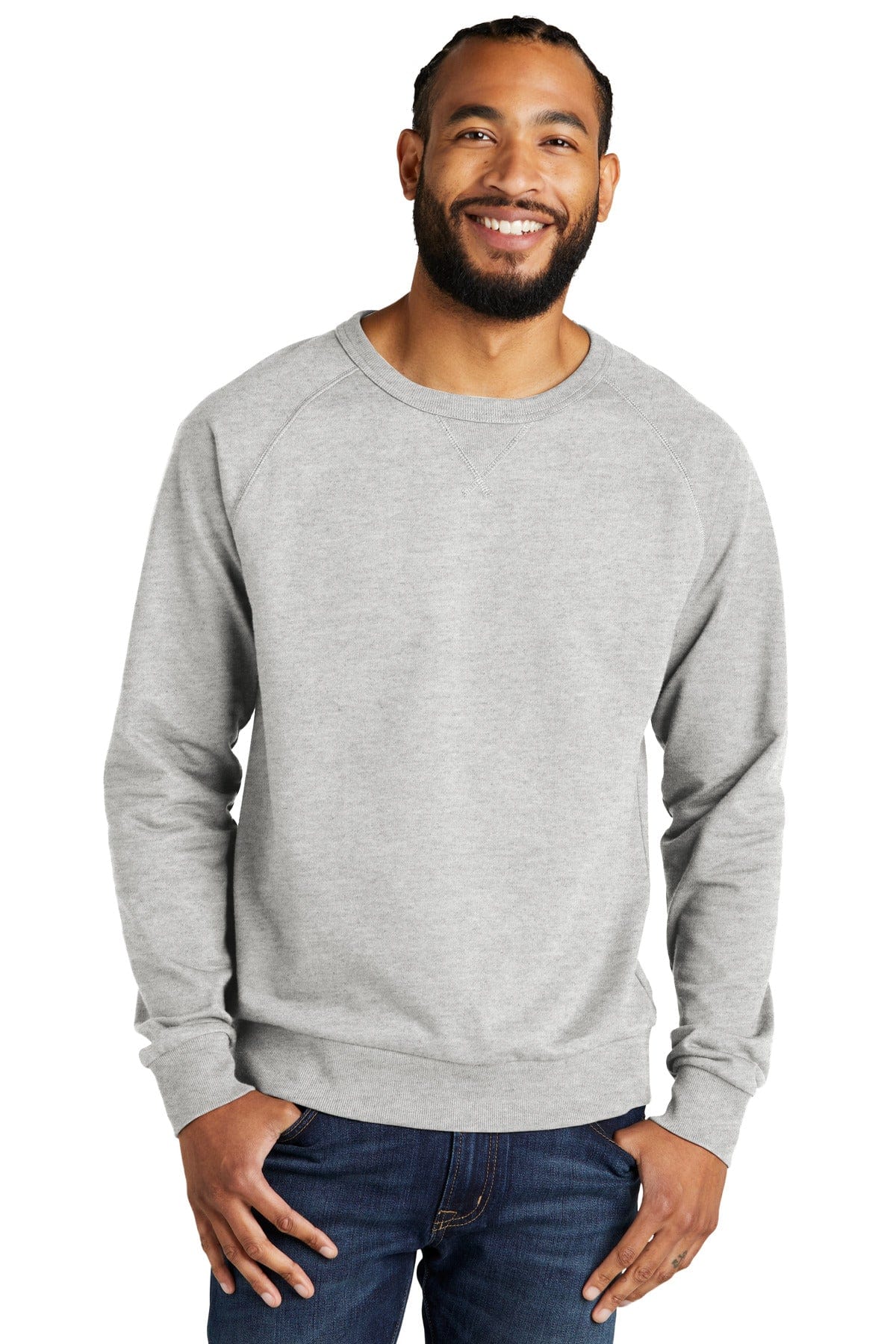 Allmade Unisex Organic French Terry Crewneck Sweatshirt AL4004 in 