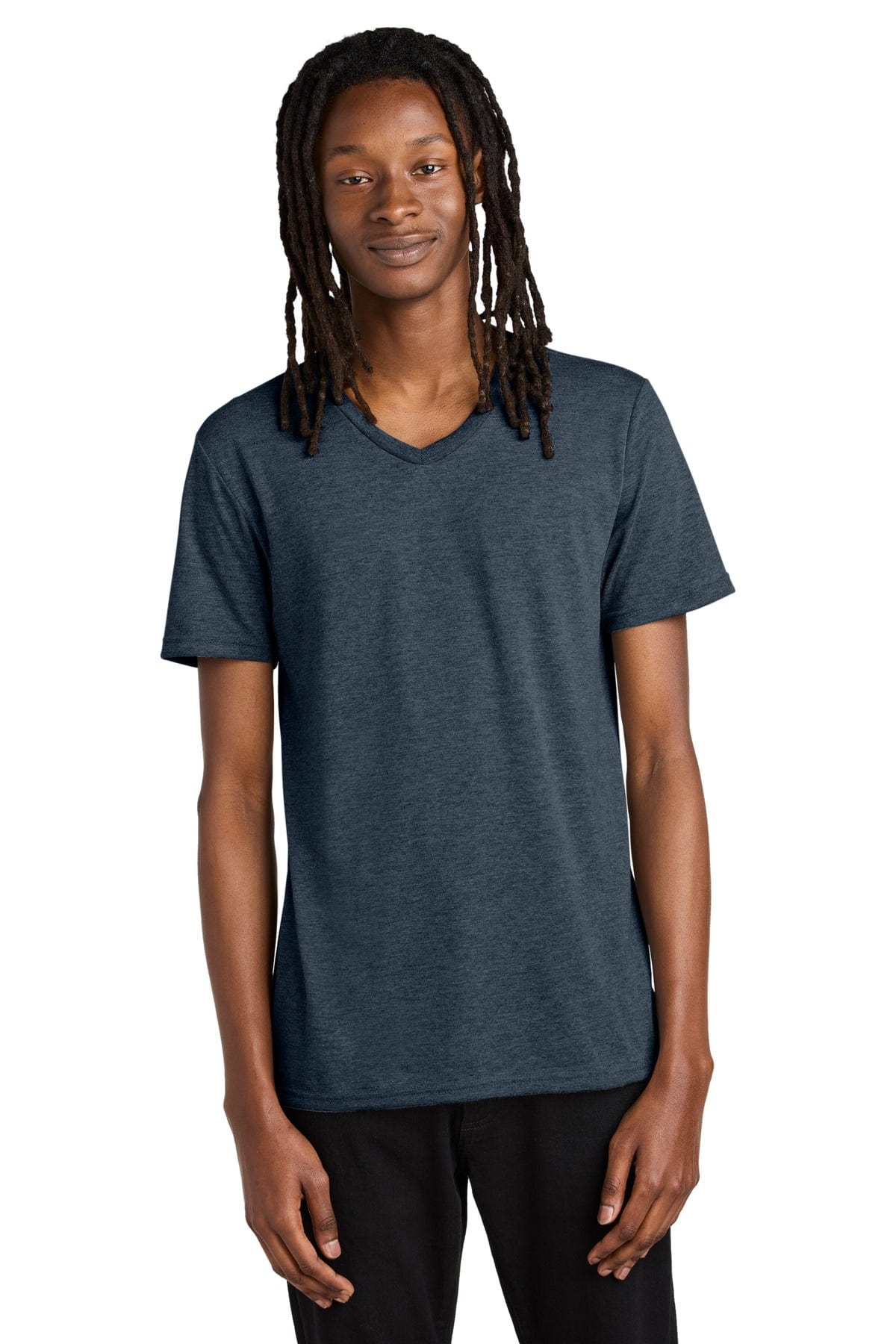 Allmade Unisex Tri-Blend V-Neck Tee AL2014 in Rebel Blue