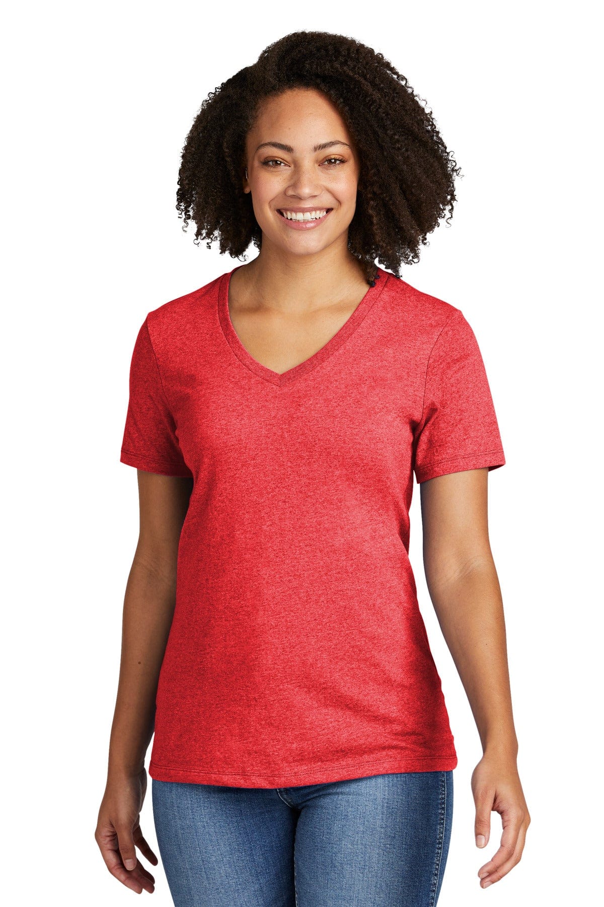Allmade Women's Recycled Blend V-Neck Tee AL2303 in 